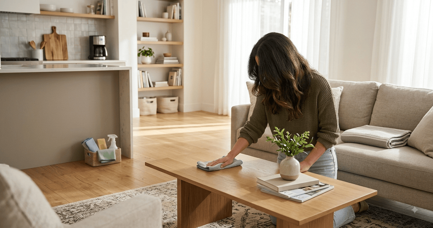 Simple tips to keep your living space tidy and clean